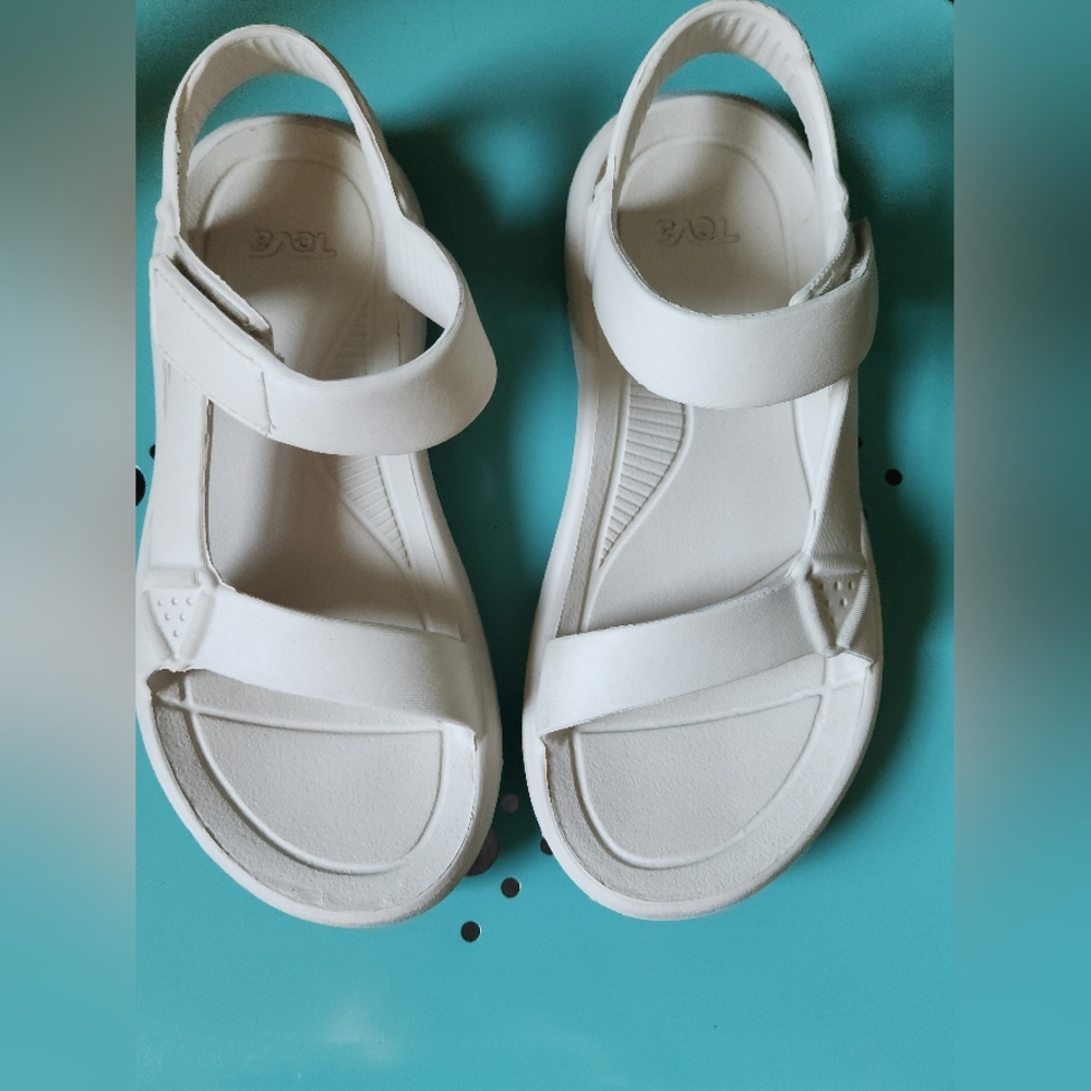 Teva White Sandals - Picture 3 of 4